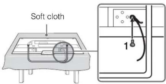 SONY KDL-42W658A - 3: Preventing the TV from toppling over - 1