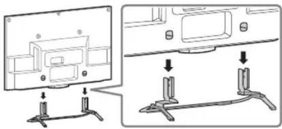 SONY KDL-42W658A - 1: Attaching the Table-Top Stand - 1