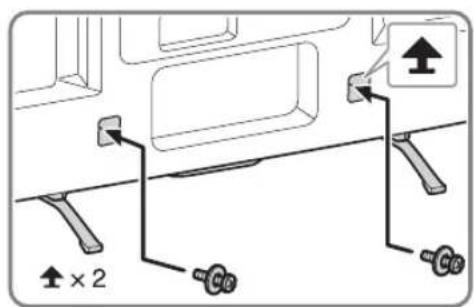 SONY KDL-42W658A - 1: Attaching the Table-Top Stand - 2
