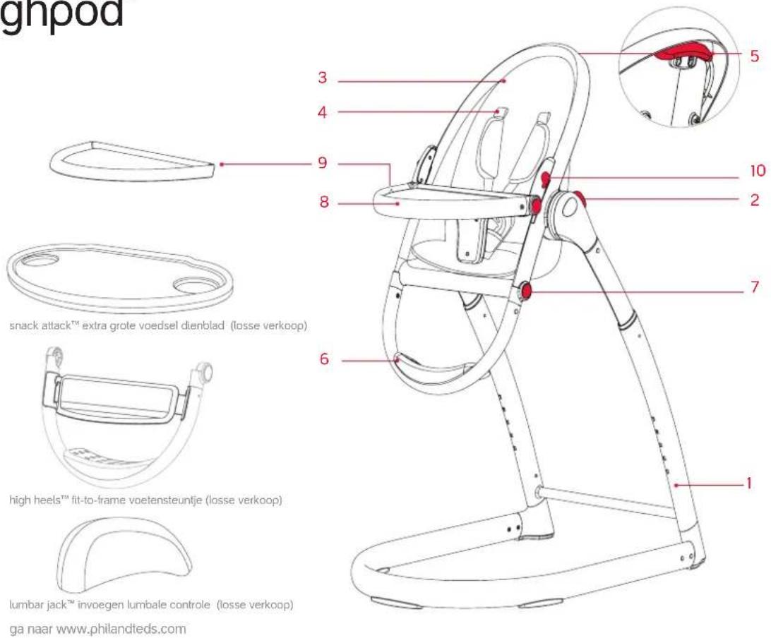 Phil & Teds highpod - highpod™ - 1