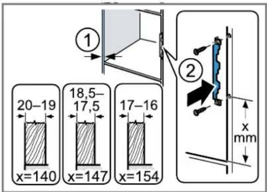 NEFF HLAWD23N1F - Préparer le placard vertical - 1