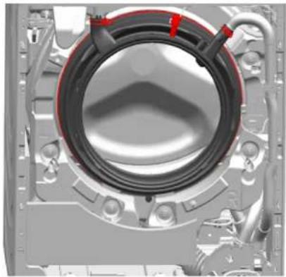 SIEMENS WG56G2Z1GB - Ukse tihendi eemaldamine - 1