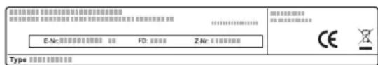 SIEMENS BE525LMB1 - Productnummer (E-nr.) en productienummer (FD) - 1