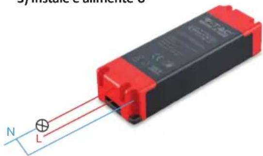 V-TAC VT-5146 - Instalação de cabeamento: - 1