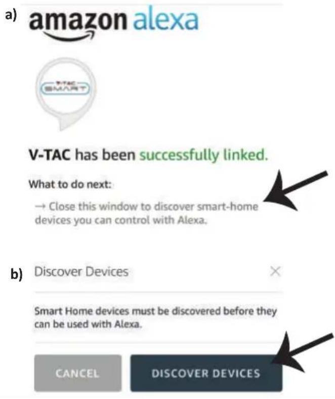 V-TAC VT-5147 - RÉGLAGES ALEXA - 8