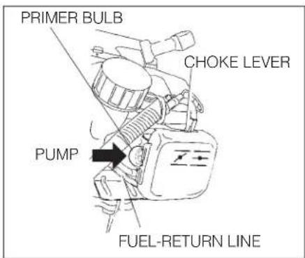 Maruyama H23DL - STARTING THE ENGINE - 1