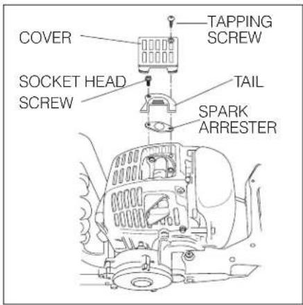 Maruyama H23DL - SPARK ARRESTER - 1