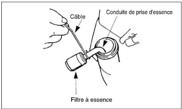Maruyama E23 - Remplacement du filtre à essence - 1