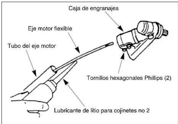 Maruyama E23 - Lubricación del eje motor flexible - 1