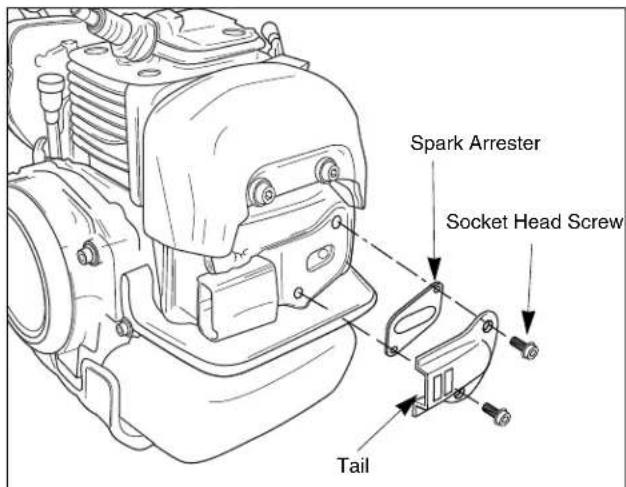 Maruyama E23 - Spark Arrester Maintenance - 1