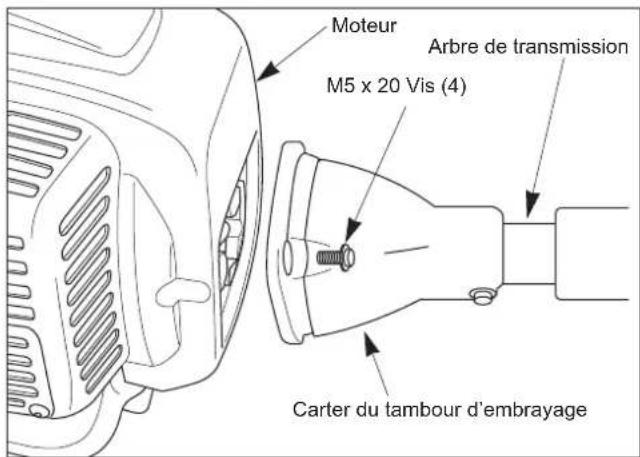 Maruyama E300S - Assemblage du moteur et de l'arbre de transmission - 1