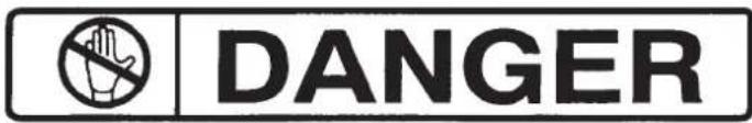 Maruyama E300S - Safety and Instruction Decals - 4
