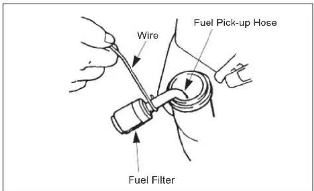 Maruyama E300S - Fuel Filter Replacement - 1