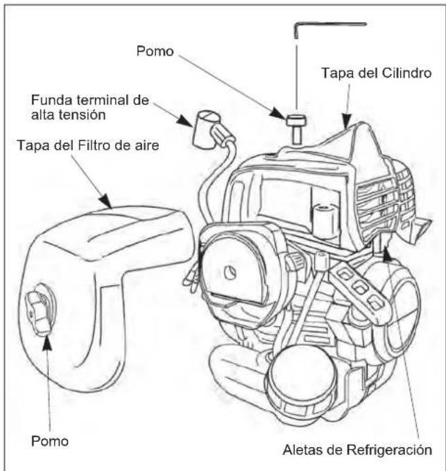 Maruyama E300S - Limpieza de las aletas de refrigeración - 1