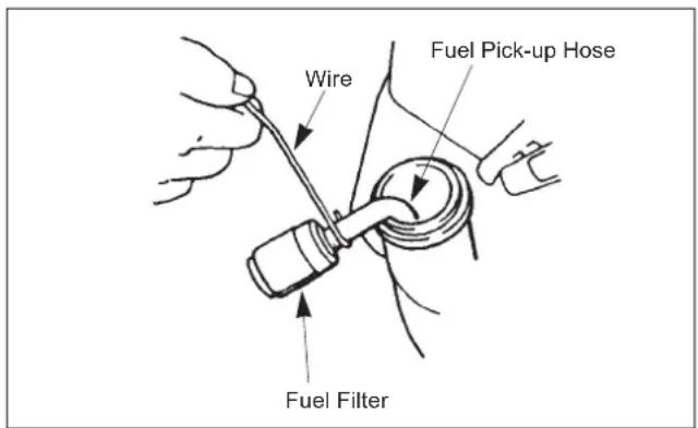 Maruyama E270 - Fuel Filter Replacement - 1