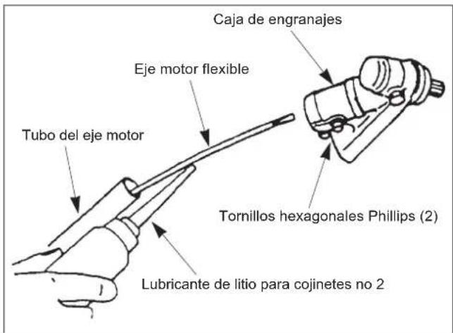 Maruyama E270 - Lubricación del eje motor flexible - 1