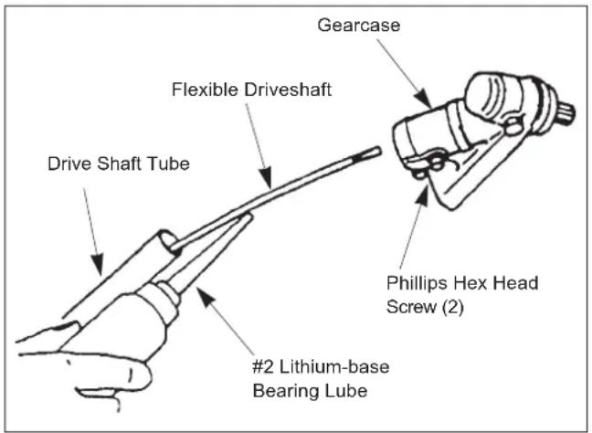 Maruyama E270 - Flexible Drive Shaft Maintenance Maintenance Interval - 1