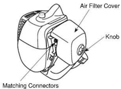Maruyama EH27D - Connecting Throttle Cable and Stop Switch Wires - 1