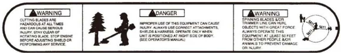 Maruyama E30S - Símbolos Adhesivos de Seguridad - 3