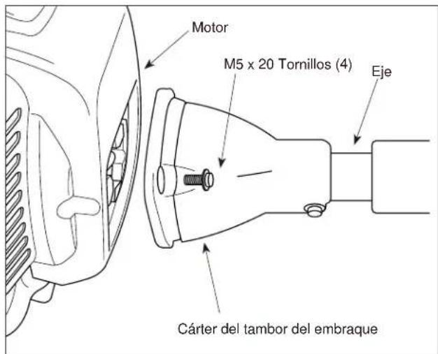 Maruyama E30S - Montaje del motor y el eje dirreccional de ensamblaje - 1