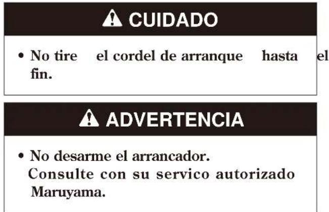 Maruyama E30S - Procedimiento para el Arranque en Frio - 3
