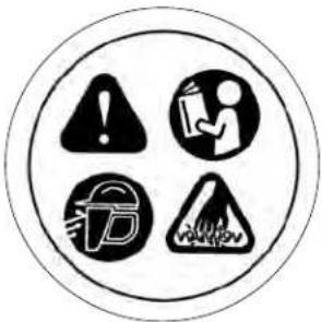 Maruyama EH23DSL - Safety Decals - 1