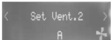Set Vent.2 A