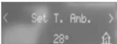 < Set T. Amb. > 28°