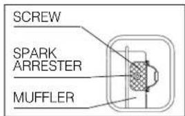 Maruyama BL85-T - SPARK ARRESTER - 1