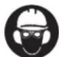Maruyama BL85-T - Etiqueta de advertencia - 2