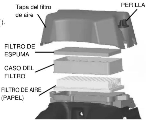 Maruyama BL9000-GT - Limpieza del filtro de aire - 1