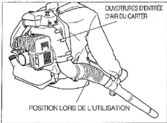 Maruyama BL4900HP - UTILISATION DE LA SOUFFLEUSE À DOS - 1