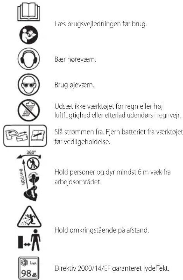 DEWALT DCM582 - Mærkning på værktøjet - 1