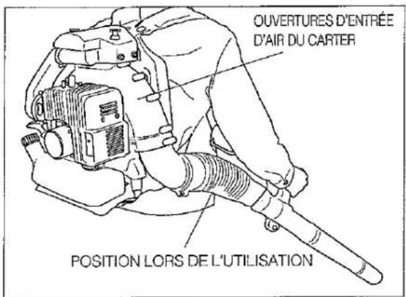 Maruyama BL6900HP - UTILISATION DE LA SOUFFLEUSE À DOS - 1