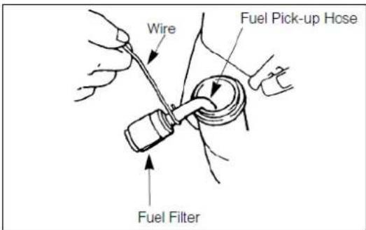 Maruyama BL70 - Fuel Filter Replacement - 1