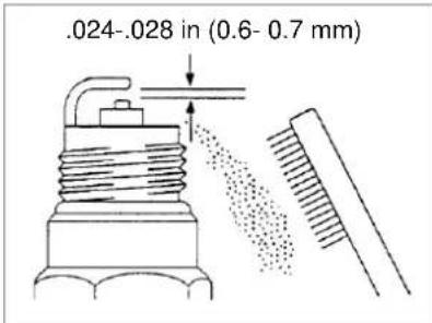 Maruyama BL70 - Mantenimiento de la bujía - 1