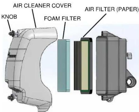 Maruyama BL70 - Air Filter Cleaning - 1