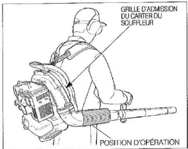 Maruyama BL8100 - UTILISATION DE LA SOUFFLEUSE À DOS - 1