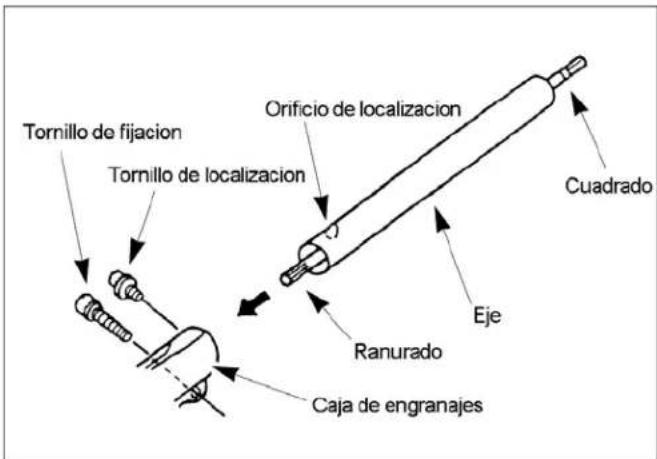 Maruyama P23 - Cómo instalar el eje y el caja de engranajes - 1
