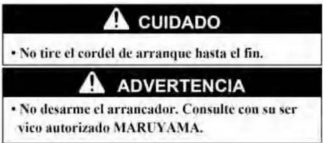 Maruyama P23 - Procedimiento para el Arranque en Frio - 3