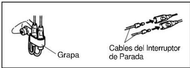 Maruyama P23 - Conexión del cable del acelerador y los cables del interruptor de parada - 3