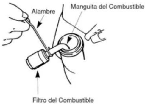 Maruyama P23 - Cambio del Filtro de Combustible - 1