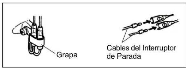 Maruyama P23-10 - Conexión del cable del acelerador y los cables del interruptor de parada - 3