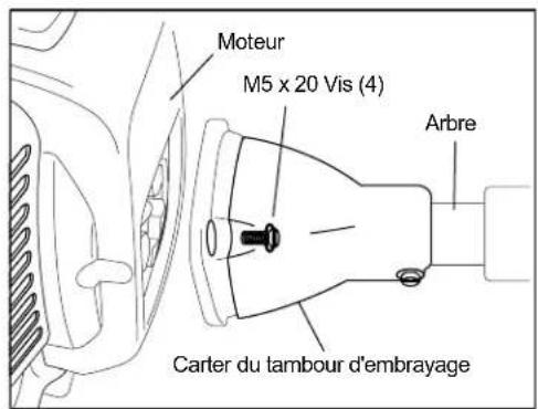 Maruyama P23-10 - Assemblage du moteur et de l'arbre de transmission - 1