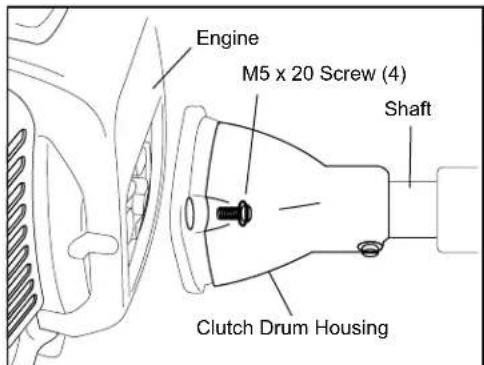 Maruyama P23-10 - Assembly Assembling Engine and Drive Shaft Assembly - 1