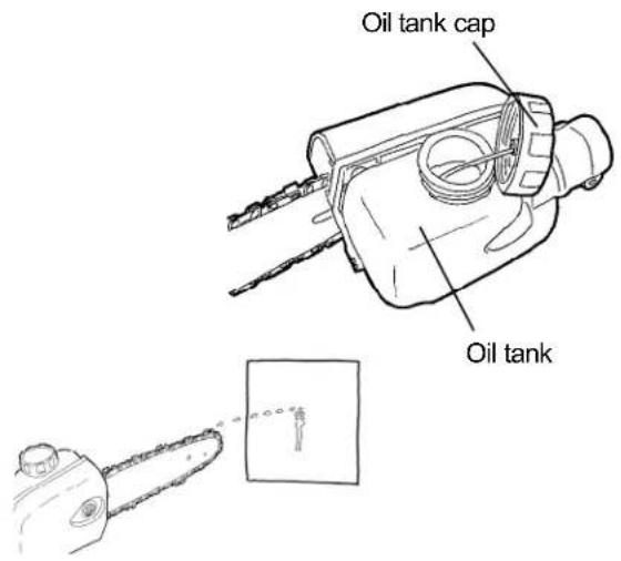 Maruyama P23-10 - Before operation Chain oil - 1