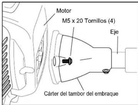 Maruyama P23-10 - Montaje del motor y el eje dirreccional de ensamblaje - 1