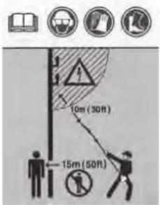 Maruyama TPP270 - Safety and Instruction Decals Símbolos Adhesivos de Seguridad Étiquettes de sécurité et instructions - 2