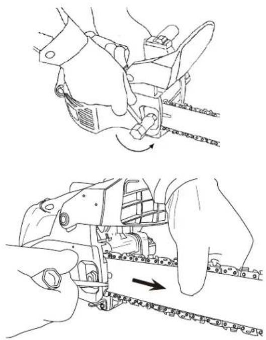 Maruyama MCV31R - RÉGLAGE DE LA CHAÎNE - 1