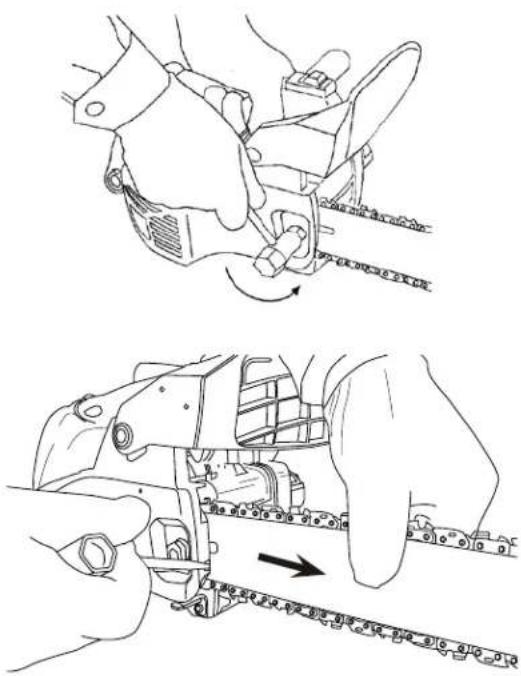 Maruyama MCV31R - AJUSTE DE LA CADENA - 1